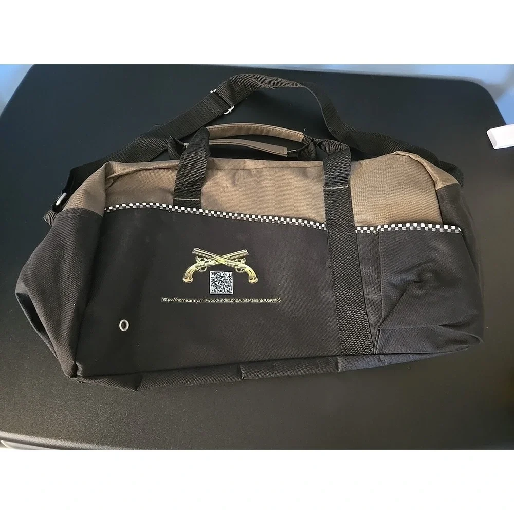 Atchison By Bic Black And‎ Army Green Duffel Bag 16x10x9 Guns